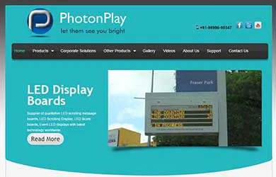 photonplay website design