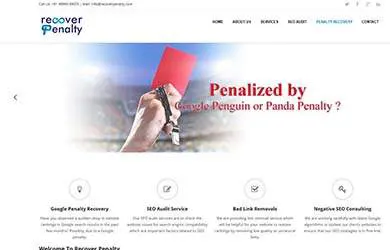 recover penalty website design